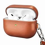 [ Manuell & Leder ]: Die AirPods Pro 2 Hülle Leder besteht aus hochwertigem Leder (echtes Leder). Die Hände des hochwertigen Leders sind spitze. (Hinweis: Nicht verfügbar für AirPods Pro/ AirPods 3)