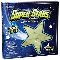 Miniatura 9 de Kangaroo's Estrellas que ultra brillan en la oscuridad. 200 unidades con luna de regalo.