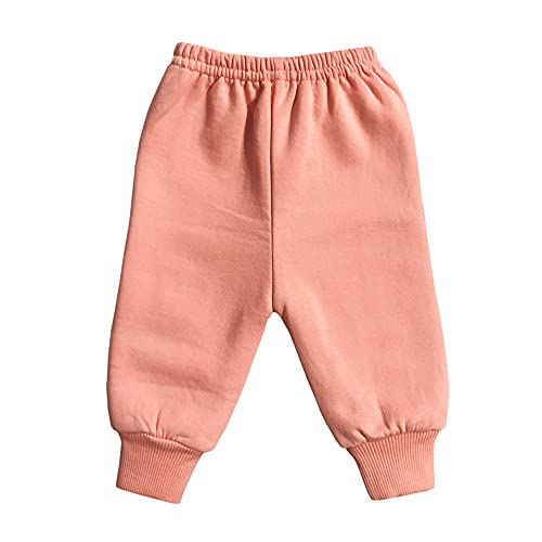 Image of CLAP Baby Girls Winter Leggings Fleece Pajamas Multicolor Combo Pack of 4