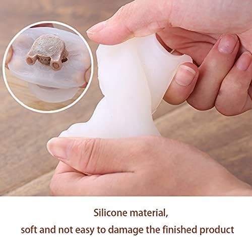 Image of Silicone Teddy Bear Candle Mold Valentine's Day Making Scented Candle Wax Melts Home Decor Candles Resin Casting Handmade Couple Gift DIY Soap Making Wedding Decor