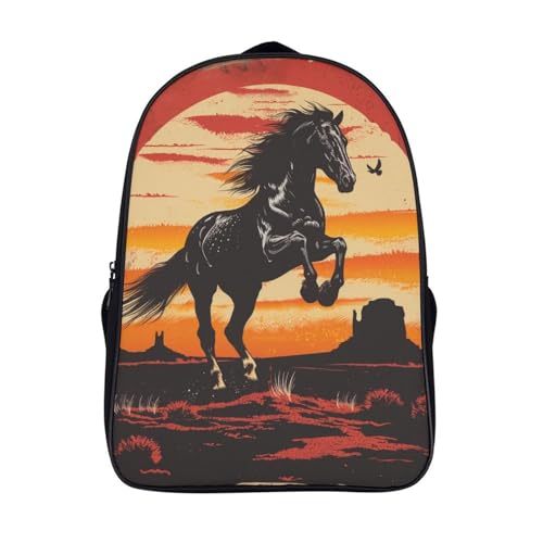 Sac à dos enfant animé avec motif cheval 3D vibrant pour la rentrée
