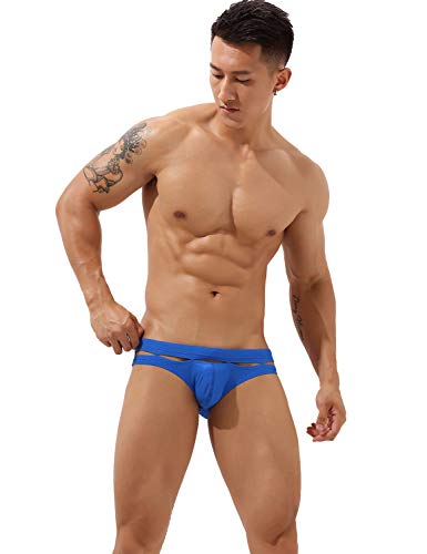 SEOBEAN Mens Low Rise Hole Swim Bikini Swimwear3
