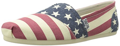 BOBS from Skechers Women's Plush Lil Americana Flat