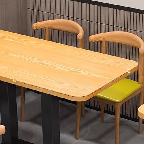 Mesa de bar industrial con tablero de madera maciza y marco robusto 3