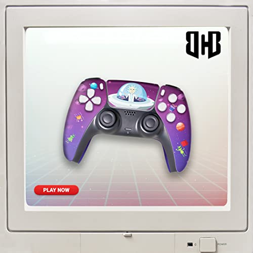 Bcb Controllers Custom Wireless Controller Compatible With Ps-5 Controller | Works With Playstation 5 Console | Proudly Customized In Usa With Permanent Hydro-Dip Printing (Not Just A Skin) #TOP5