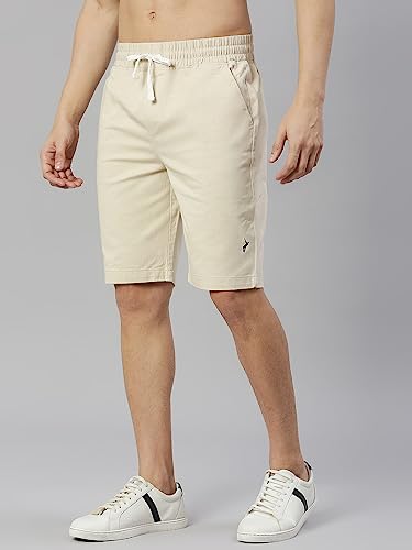 Image of Thomas Scott Men's | Solid | Chino Shorts | Regular Fit | Cotton Elastane | Above Knee | Casual Short