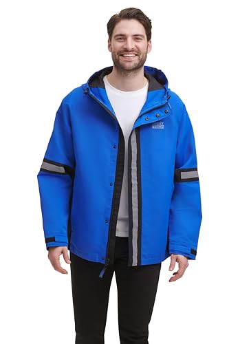 Image of DKNY mens Dkny Men's Taslan Performance Hoody With Reflective Detail