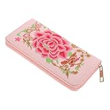 Conception de fermeture à glissière pratique : assure la sécurité de vos effets personnels, évite et offre un accès facile, portefeuille pour femme, porte-monnaie pour femme