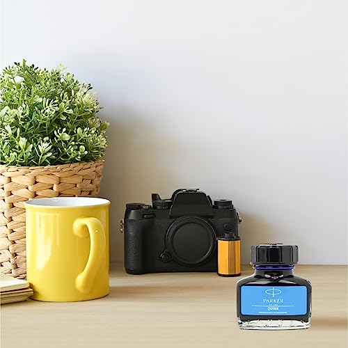 Parker Quink Bottle|Ink - Blue | 30 ML | Quick - Drying Ink | No - Smear Writing (Image - 4)