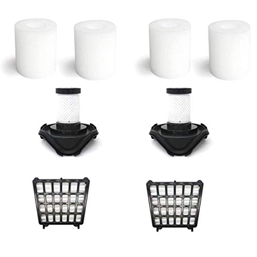 SODIAL Replacement Filters for Shark Flex DuoClean Vacuum HV390,HV391,HV392,2 HEPA Filters+4 Foam Filters+2 Pre-Motor Filters