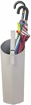 Leather Round Umbrella Dry Umbrella Racket Door Storage Bucket Hotel Household Umbrella Stand Flower Arrangement Tube Decoration,Grey