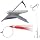 Reaper Rig Señuelos para Pesca con cebos muertos Tamaño Medio Paquete de 3 Rojo, Rosa y Verde miniatura 2