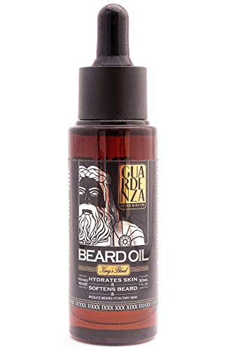 guardenza Bart Öl - King's Blend - alle Natural 30 ml spendet Feuchtigkeit Skin & erweicht Bart & reduzieren Bart Itch/trockene Haut Cover
