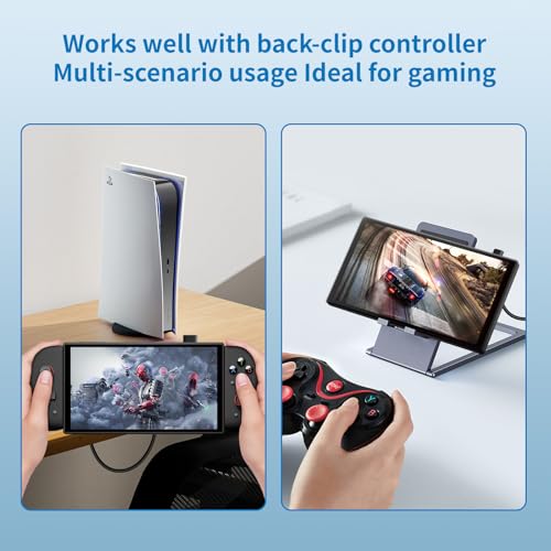 Image of 7 inch Portable Touchscreen, Mini 1080P 60Hz USB C HDMI Monitor, Ultra Thin Lightweight IPS LCD Display Second Screen for Gaming, Working, PS5, Xbox, Laptop, PC