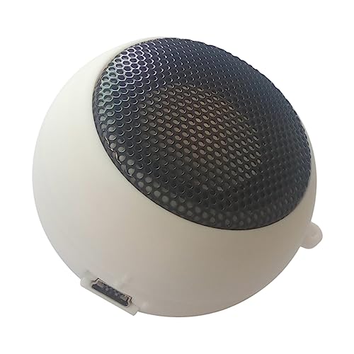NUOBESTY USB Rechargeable Wired Speaker with Aux Input for Laptop Phone Tablet Compact Desktop External Speaker for Sound and Portability