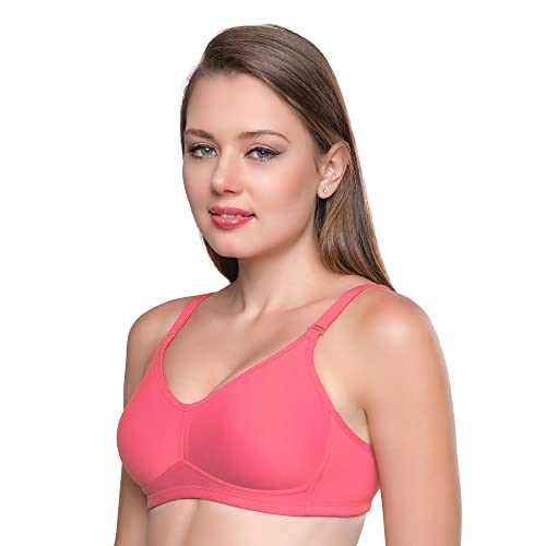 Image of TRYLO Cotton Riza Minimizer Women's Non-Padded Non-Wired Seamless Molded Bra