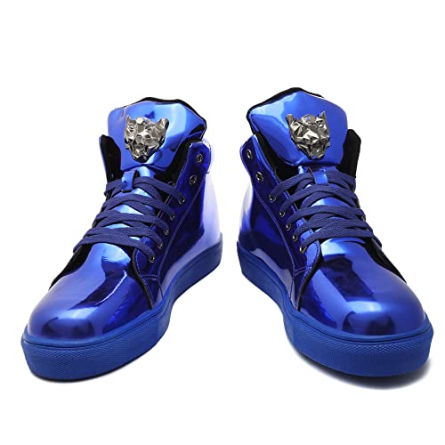 IGxx Sequins Shoes for Men Women Fashion Sparkle Gold Shoes Bling Shiny High Top Sneakers Punk2