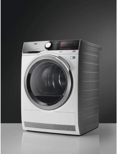 AEG-T7DBK860Z-Secadora-con-Bomba-de-Calor-de-Libre-Instalacion-8-Kg-Serie-7000-Motor-Inverter-8-Ciclos-de-Secado-Programa-Rapido-Panel-de-control-LCD-Puerta-XL-Plateada-Blanca-A