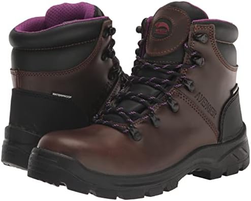 Avenger Work Boots Women's Medium Construction Boot, Brown, 9 | Image 6
