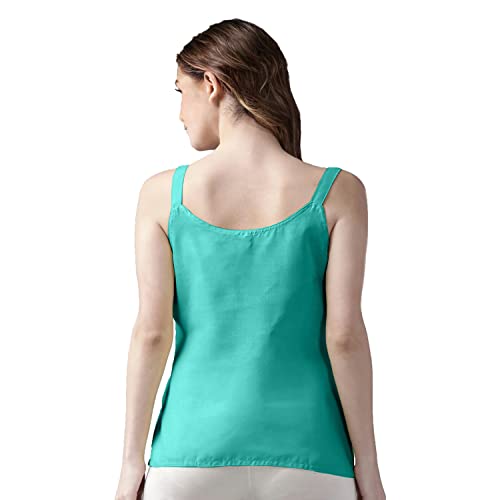 Image of Cotton Short Camisole Non-Stretchable Slip for Women | Short Kurti Slip | Short Camisole | Half-Length Lining | Waist Length Inner | Sameez | Samij(Half Slip)