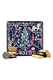 Scandi Belgian Biscuits Tin - Christmas Biscuit Tins, Gift Set with Belgian Chocolate Biscuits Selection, Novelty Christmas Treat Box - Festive Tins of Chocolates Gifts for Women & Men