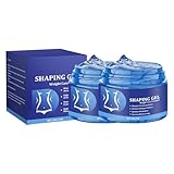 Body 𝙎haping Gel, Festigung der Haut Body 𝙎haping Care Creme, Sculpt Ihren Körper glatt Ihren Ski-Mühelos, natürliche Zutaten, tiefe Feuchtigkeitsspendende,erhöhen Sie die Elastizität (2Pcs, M)