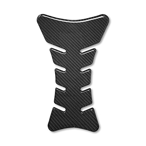 4R Quattroerre.it 1870 Tankpad 3D Motorrad Tankschutz Sport, echte Kohlefaser, 13 x 20 cm