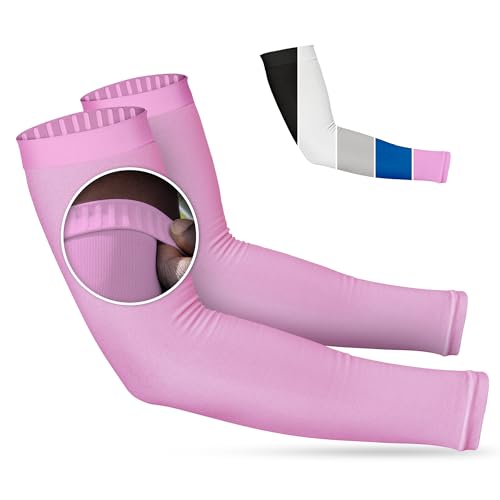 Image of SportsTrail Cooling Arm Sleeves for Men & Women - Breathable, UV Sun Protection, Sports Arm Sleeves for Women, Men & Youth