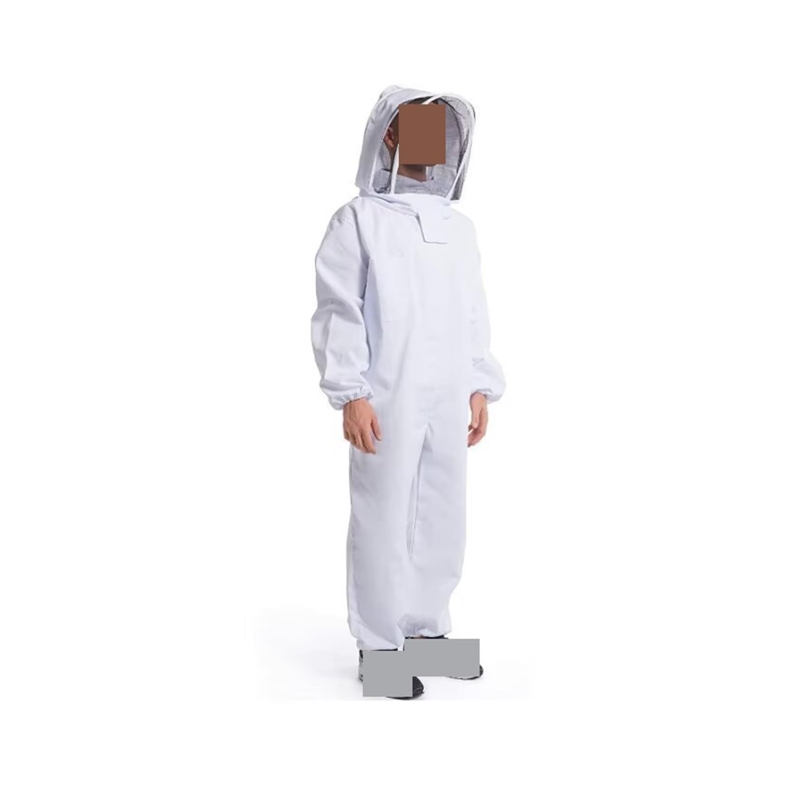 Full Body Beekeeping Clothing Professional Beekeeping Suit Safty Veil Hat Dress All Body Equipment(XXL)