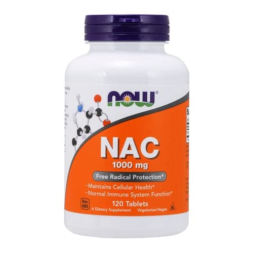 Asvello Now N-A-C (N-Acetyl-Cy steine) 1000 mg Free Radical Protection( 120 Tablet )
