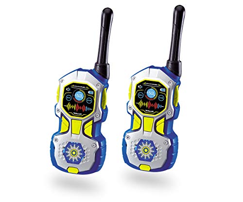 Walkie Talkie Profesionales Dickie Toys 201118193 201118193-Walkie Talkie Police - Walkie (2 Unidades, Alcance de 80 m, Antena Flexible, 18 cm), Color...