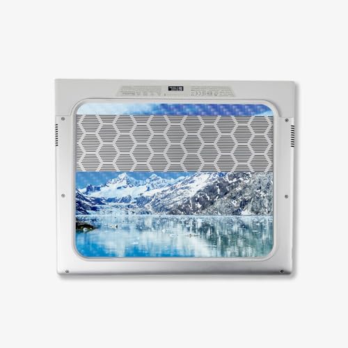 Image of MightySkins Carbon Fiber Skin Compatible with Alienware X14 R2 (2023) Full Wrap Kit - Sky Lake | Protective, Durable Textured Carbon Fiber Finish | Easy to Apply & Change Styles | Made in The USA