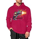 Photo Gallery felpa con cappuccio da uomo streetwear con stampe grafiche, morbida e confortevole, in cotone, oversize, per autunno e inverno, casual, a maniche lunghe, bordeaux, s Photo Gallery felpa con cappuccio da uomo streetwear con stampe grafiche, morbida e confortevole, in cotone, oversize, per autunno e inverno, casual, a maniche lunghe, bordeaux, s