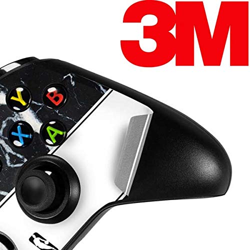 Skinit Decal Gaming Skin Compatible with Xbox One X Controller - Officially Licensed NBA Chicago Bulls Marble Design