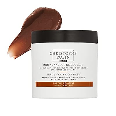 Christophe Robin Shade Variation Mask - Nourishing and Color Enhancing - Warm Chestnut 250ml