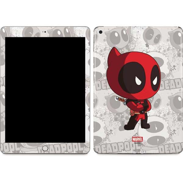Skinit Decal Tablet Skin Compatible with iPad 9.7in (2018) - Officially Licensed Marvel Deadpool Babypool Design