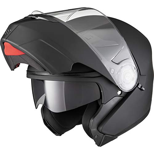 Agrius Fury - Casco de moto (parte delantera, talla L), color negro mate Cover