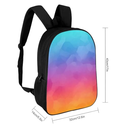 Rainbow LGBT Pattern Travel Backpack Small Casual Daypack Bag with Adjustable Strap for Hiking Camping Gym2