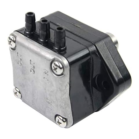 826398A3 Fuel Pump Compatible with 1995-2004 Mer-cury Ya-maha 4 Stroke 25-60HP Outboard Motor 826398T3 62Y-24410-02-00 Keesass Cover