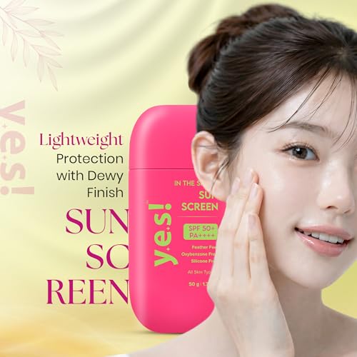Image of Yes! Skincare Face Cardio Cleanser(100g) with Niacinamide & In The Shade Sunscreen(50g) with SPF 50 Plus PA++++, Alcohol & Silicone Free Korean Skincare Combo For All Skin Types