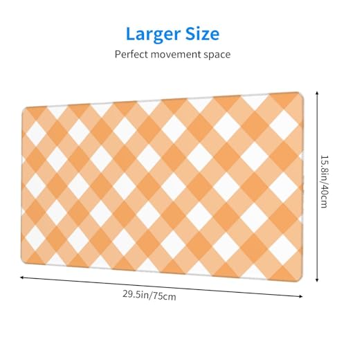 Tapis de souris pour ordinateur portable grand format avec base caoutchouc