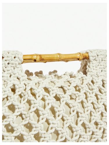 Image of Floerns Women's Straw Bag Handle Beach Clutch Purse Hobo Handbag