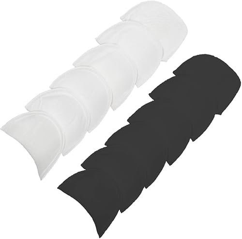 Miniatura 5 de 6-12 pares de almohadillas de hombro de costura en almohadillas de hombro almohadillas de espuma para ropa de camiseta blazer