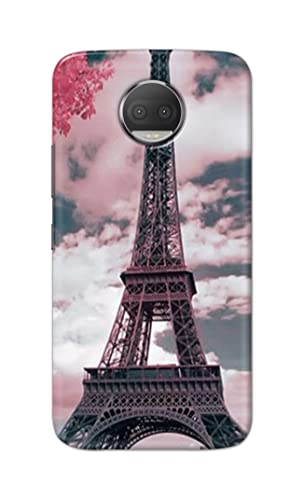 Image of Lovers Famous Place Eiffel Tower in Paris Hard Back Case Cover for Motorola Moto G5S Plus (5.5 inch), XT1803, XT1805, XT1806, XT1804 Back Cover -(J5) VNS2227