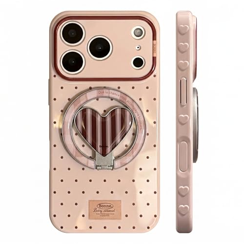 Booaee iPhone 13 Pro Max �p �P�[�X �Ή� ���� �n�[�g �V�g�� �J���[�u���b�L���O �X�^���h�t�� �T�C�h�n�[�g MagSafe�Ή� �V���v�� TPU �t�@�b�V���� ���G�� �ϋv���̂���