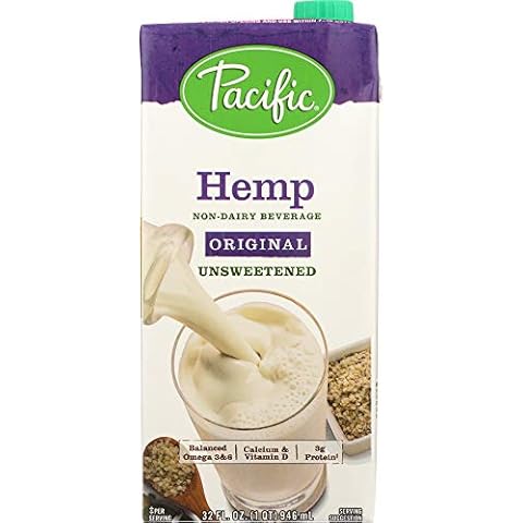 Pacific Natural Foods - All Natural Hemp Milk Unsweetened Original - 32 oz.(pack of 2) Cover