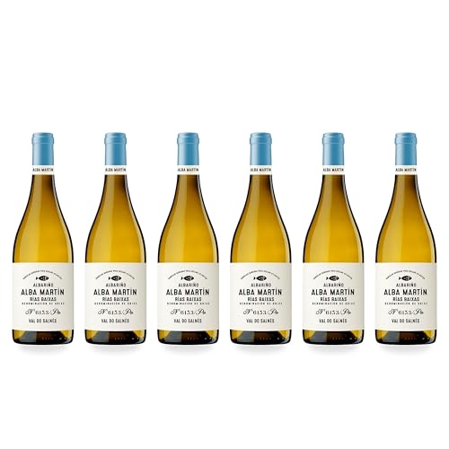 Alba Martín vino blanco premium selección gourmet – 6 Botellas x 75 cl