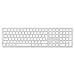 Satechi Tastiera Bluetooth in Alluminio con Tastierino Numerico - Compatibile con iMac Pro/iMac, 2018 Mac Mini, 2019 MacBook Pro, 2018 MacBook Air, 2019 iPad/2018 iPad Pro (Francese, Argento)