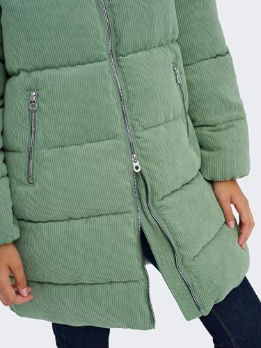 Doudoune ONLY Onldolly longue en velours chaud et isolant - 7