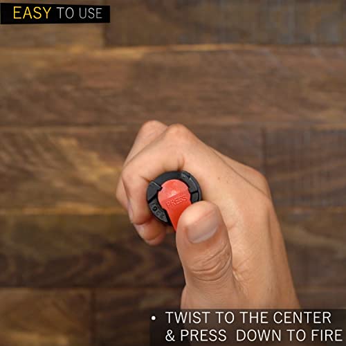 Police Magnum Mini Pepper Spray Keychain Bulk Pack- Max Heat Strength- Made In The Usa- 1/2Oz Twist Lock Keyrings (20 Red) #TOP4